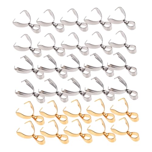 WEKAMOS 30 Stück Teiliges Metall Anhänger Verschlüsse in Stahl Gold und Strukturfarben für DIY Schmuckherstellung Armband und Kettenverschluss Rostfrei und Langlebig WEKAMOS 30 Stück Teiliges Metall Anhänger Verschlüsse in Stahl Gold und Strukturfarben für DIY Schmuckherstellung Armband und Kettenverschluss Rostfrei und Langlebig von WEKAMOS