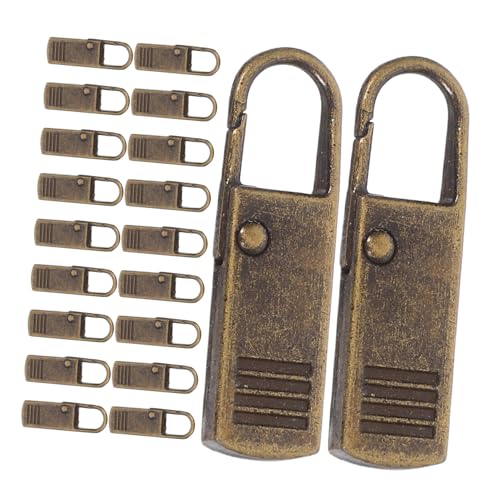 WEKAMOS 30 Stück Teiliges Metall-zipper-pull-reparaturset mit Abnehmbaren Köpfen Kompatibel für Rucksäcke Jacken Koffer und Kleidung Praktische Ersatz-reißverschlussanhänger für Einfache von WEKAMOS