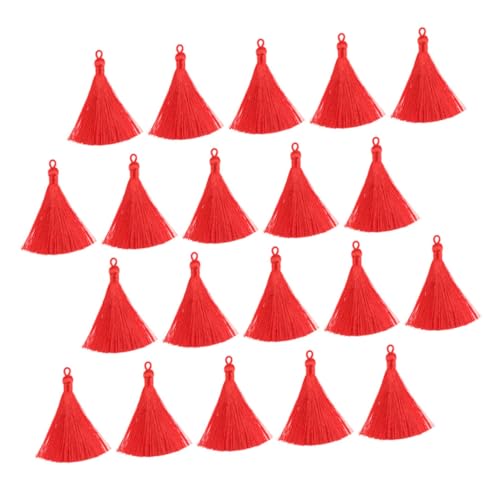 WEKAMOS 30 Stück Teiliges Rot für Schmuck Selber Machen Ohrring Anhänger Langlebig und Vielseitig für DIY Handwerk Schlüsselanhänger Halsketten und Bastelprojekte von WEKAMOS