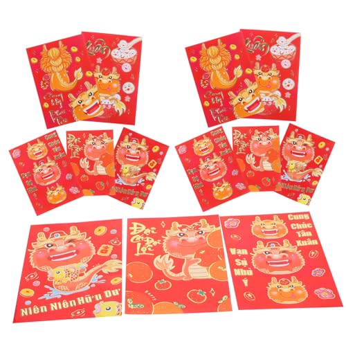WEKAMOS 30 Stück Teiliges Rote Umschläge Jahr Des Drachen Geldgeschenkumschläge Chinesisches Neujahrsfest Glückstaschen mit Traditionellen Mustern für Geldgeschenke und Einladungen WEKAMOS 30 Stück Teiliges Rote Umschläge Jahr Des Drachen Geldgeschenkumschläge Chinesisches Neujahrsfest Glückstaschen mit Traditionellen Mustern für Geldgeschenke und Einladungen von WEKAMOS
