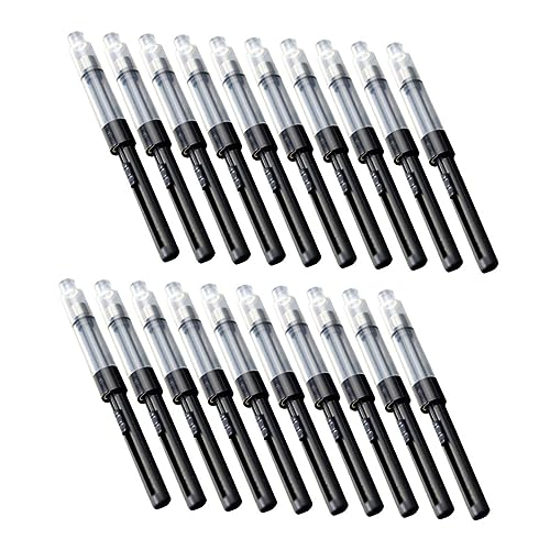 WEKAMOS 30 Stück Teiliges Tintenfüllset für Füllfederhalter Push pull Tintenabsorber aus Robustem Einfaches Nachfüllen Langlebiges Tintengerät für Schüler und Lehrer von WEKAMOS