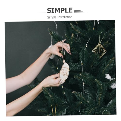 WEKAMOS 30 Stück Teiliges Weihnachts Diy Holzset mit Santa Claus Vorgelochte Unbemalte Holzscheiben zum Bemalen Leichte Holzanhänger für Weihnachtsbaumdekoration und Bastelprojekte WEKAMOS 30 Stück Teiliges Weihnachts Diy Holzset mit Santa Claus Vorgelochte Unbemalte Holzscheiben zum Bemalen Leichte Holzanhänger für Weihnachtsbaumdekoration und Bastelprojekte von WEKAMOS