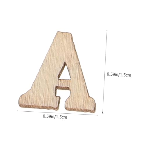 WEKAMOS 300 Stück Holzbuchstaben DIY Basteln Holzapplikationen für Dekoration Geschenkanhänger Partydeko Glatte Oberfläche Naturbelassen Leicht und Stabil WEKAMOS 300 Stück Holzbuchstaben DIY Basteln Holzapplikationen für Dekoration Geschenkanhänger Partydeko Glatte Oberfläche Naturbelassen Leicht und Stabil von WEKAMOS