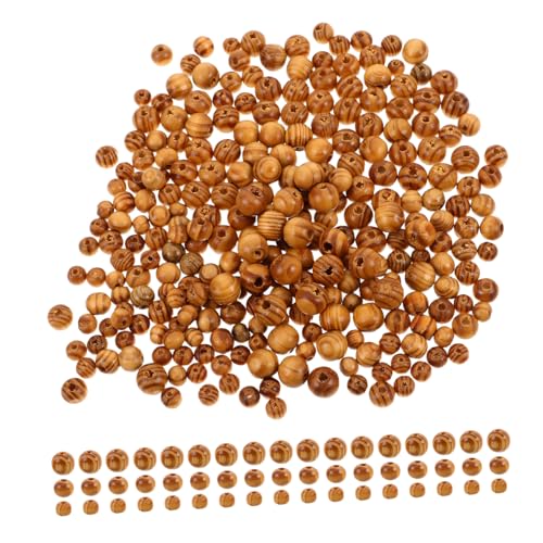 WEKAMOS 300 Stück Holzperlen: Braune, Runde, Lose Holzperlen Mit Holzstruktur Zum Basteln, DIY-schmuckherstellung, 8 Mm, 10 Mm, 12 Mm WEKAMOS 300 Stück Holzperlen: Braune, Runde, Lose Holzperlen Mit Holzstruktur Zum Basteln, DIY-schmuckherstellung, 8 Mm, 10 Mm, 12 Mm von WEKAMOS