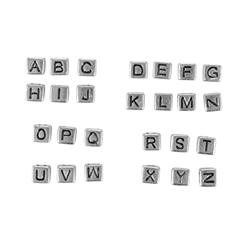 WEKAMOS 300Stücke DIY Buchstabenperlen Quadratische Acrylperlen für Kreative Schmuckherstellung und Bastelprojekte Langlebig für WEKAMOS 300Stücke DIY Buchstabenperlen Quadratische Acrylperlen für Kreative Schmuckherstellung und Bastelprojekte Langlebig für von WEKAMOS