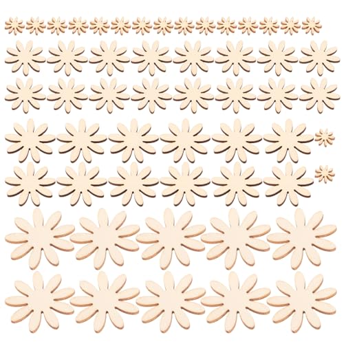 WEKAMOS 350 Stück Teiliges Holzblumen Bastelset zum Bemalen Kindgerechte Glatte Holzscheiben in Verschiedenen DIY Dekoration für Kreative Kunstprojekte Raum Partygestaltung WEKAMOS 350 Stück Teiliges Holzblumen Bastelset zum Bemalen Kindgerechte Glatte Holzscheiben in Verschiedenen DIY Dekoration für Kreative Kunstprojekte Raum Partygestaltung von WEKAMOS