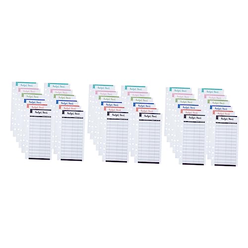 WEKAMOS 36 Stück Teiliges Budgetkarten aus Extra Dickem Papier mit Gelochten Löchern Finanzplaner Nachfüllblätter für Bargeldverwaltung Praktische Budget Sheets für Haushaltsbuch und WEKAMOS 36 Stück Teiliges Budgetkarten aus Extra Dickem Papier mit Gelochten Löchern Finanzplaner Nachfüllblätter für Bargeldverwaltung Praktische Budget Sheets für Haushaltsbuch und von WEKAMOS