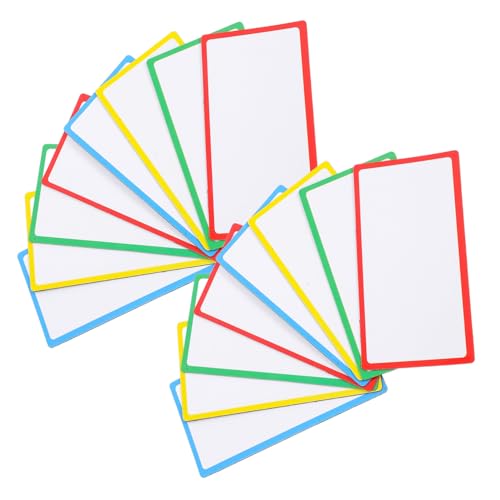WEKAMOS 36 Stück Teiliges Magnetische Abwischbare Namensschilder mit Farbigen Rändern Wiederverwendbare Kühlschrank Memo Tags Beschreibbare Labels für Schule und Büro WEKAMOS 36 Stück Teiliges Magnetische Abwischbare Namensschilder mit Farbigen Rändern Wiederverwendbare Kühlschrank Memo Tags Beschreibbare Labels für Schule und Büro von WEKAMOS