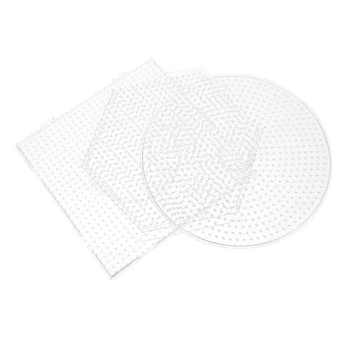 WEKAMOS 3Stücke Kunststoff Pin Bretter für Bügelperlen Transparentes Pegboard für DIY Handwerk Fördert Kreativität und Farberkennung für Bastelprojekte WEKAMOS 3Stücke Kunststoff Pin Bretter für Bügelperlen Transparentes Pegboard für DIY Handwerk Fördert Kreativität und Farberkennung für Bastelprojekte von WEKAMOS