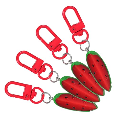 WEKAMOS 4 Pcs Einzigartige Wassermelonscheibenharz -schlüsselbund Niedliche Und Tragbare Obsthänger Und Leicht Für Taschen Und Schlüssel Kreatives Schlüsselbund -accessoires Für Frauen WEKAMOS 4 Pcs Einzigartige Wassermelonscheibenharz -schlüsselbund Niedliche Und Tragbare Obsthänger Und Leicht Für Taschen Und Schlüssel Kreatives Schlüsselbund -accessoires Für Frauen von WEKAMOS