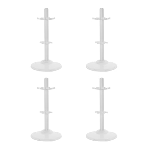 WEKAMOS 4 Sätze Puppenständer Doll Holder Praktischer Halter für Puppenmodelle Geeignet für Ausstellung Dekoration und Sammler Leicht Montierbar Stabile Doll Holding Racks von WEKAMOS