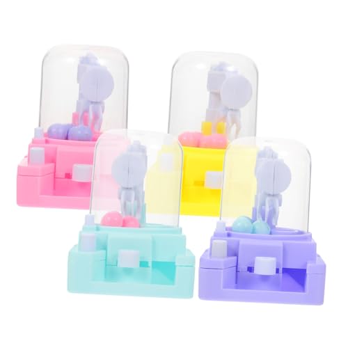 WEKAMOS 4 Stück Catching Candy Machine Babyspielzeug Kinderspielzeug Kinderkrallenmaschine für set Mini-Greifmaschine zum Fangen von Bällen lustig Abs von WEKAMOS