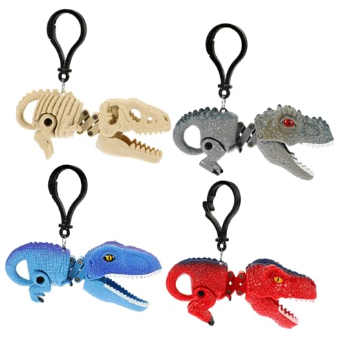 WEKAMOS 4 Stück Dinosaurier Schlüsselanhänger Kreative Bag Charms für Einzigartige Rucksack Deko im Dinosaurier Design für Diy Bastelprojekte WEKAMOS 4 Stück Dinosaurier Schlüsselanhänger Kreative Bag Charms für Einzigartige Rucksack Deko im Dinosaurier Design für Diy Bastelprojekte von WEKAMOS