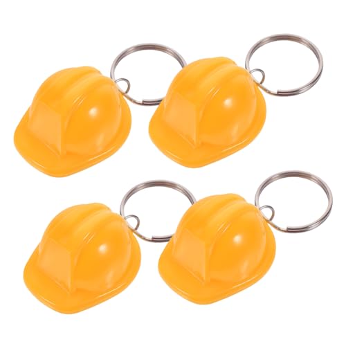 WEKAMOS 4 Stück Mini Helm Schlüsselanhänger Gelber Baustellenhelm Schlüsselring aus Sicherem für Taschen und DIY Dekoration Kreatives für Freunde WEKAMOS 4 Stück Mini Helm Schlüsselanhänger Gelber Baustellenhelm Schlüsselring aus Sicherem für Taschen und DIY Dekoration Kreatives für Freunde von WEKAMOS