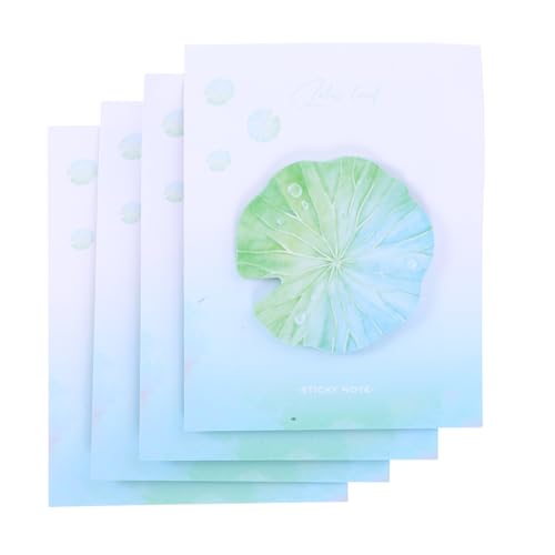 WEKAMOS 4 Stück Selbstklebende Lotusblatt Haftnotizen Kleine Notizzettel Für Büro Schule Und Zuhause Dekorative Erinnerungspads Praktisch Und Vielseitig WEKAMOS 4 Stück Selbstklebende Lotusblatt Haftnotizen Kleine Notizzettel Für Büro Schule Und Zuhause Dekorative Erinnerungspads Praktisch Und Vielseitig von WEKAMOS