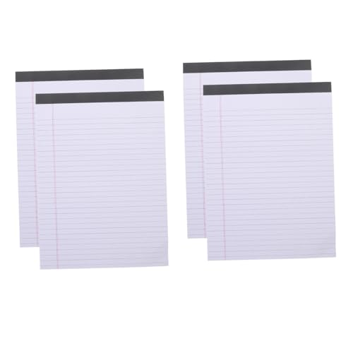 WEKAMOS 4 Stück Tearable Notepad Liniert Mikroperforiert für Büroorganisation Notizen Erinnerungen und Projektplanung WEKAMOS 4 Stück Tearable Notepad Liniert Mikroperforiert für Büroorganisation Notizen Erinnerungen und Projektplanung von WEKAMOS