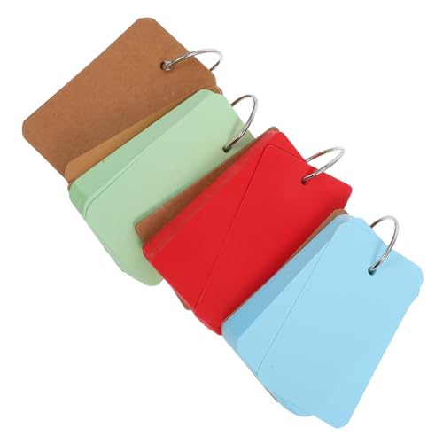 WEKAMOS 4 Stück Teiliges Bunte Karteikarten mit Metallring Leere Flashcards und Notizblöcke Wiederbefüllbar und Schreibzubehör für Schule und Büro Handlich und Vielseitig Gestaltbar WEKAMOS 4 Stück Teiliges Bunte Karteikarten mit Metallring Leere Flashcards und Notizblöcke Wiederbefüllbar und Schreibzubehör für Schule und Büro Handlich und Vielseitig Gestaltbar von WEKAMOS
