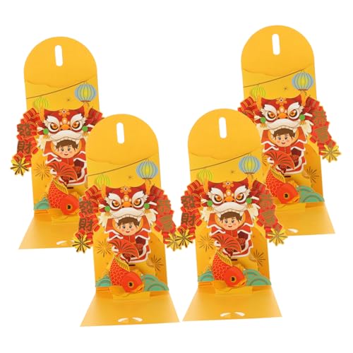 WEKAMOS 4 Stück Teiliges Chinesische Stil Rote Umschläge Lotusmuster Jahr Des Drachen Festliche Hongbao für Neujahr Hochzeit Geburtstagsfeier Glücksgeldbeutel WEKAMOS 4 Stück Teiliges Chinesische Stil Rote Umschläge Lotusmuster Jahr Des Drachen Festliche Hongbao für Neujahr Hochzeit Geburtstagsfeier Glücksgeldbeutel von WEKAMOS
