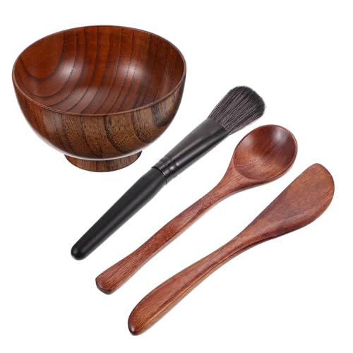WEKAMOS 4 Stück Teiliges DIY Holz Gesichtsmasken Schüssel Leicht und Stabil für Hautpflege Masken Rührschüssel Wiederverwendbar für Zuhause und Unterwegs WEKAMOS 4 Stück Teiliges DIY Holz Gesichtsmasken Schüssel Leicht und Stabil für Hautpflege Masken Rührschüssel Wiederverwendbar für Zuhause und Unterwegs von WEKAMOS