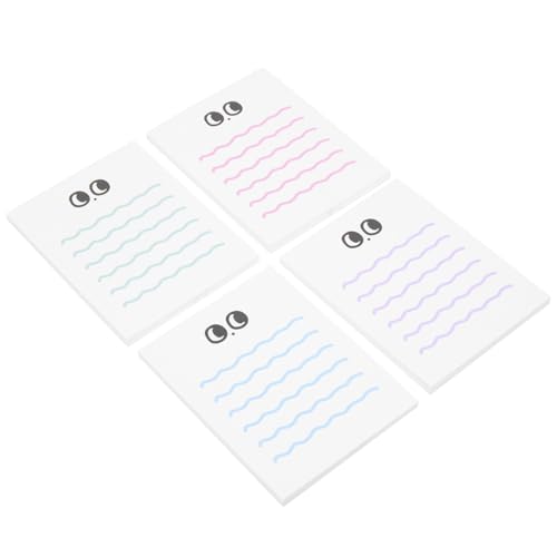 WEKAMOS 4 Stück Teiliges Memo Pad mit Cartoon Druck Praktischer Notizblock für To Do Listen Nachrichtenschreiben Planungs und Bürobedarf Je in Blau und Grün Handlich und Vielseitig WEKAMOS 4 Stück Teiliges Memo Pad mit Cartoon Druck Praktischer Notizblock für To Do Listen Nachrichtenschreiben Planungs und Bürobedarf Je in Blau und Grün Handlich und Vielseitig von WEKAMOS