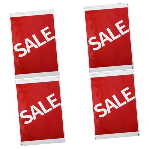 WEKAMOS 4 Stück Teiliges Selbstklebendes Verkaufsschild Wasserdichte Werbeaufkleber für Einzelhandel Wetterbeständige Fenster Wandbeschilderung Flexible Saisonwerbung für Laden Garage WEKAMOS 4 Stück Teiliges Selbstklebendes Verkaufsschild Wasserdichte Werbeaufkleber für Einzelhandel Wetterbeständige Fenster Wandbeschilderung Flexible Saisonwerbung für Laden Garage von WEKAMOS