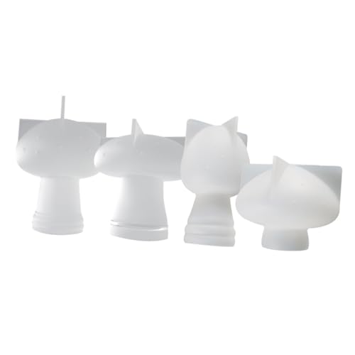 WEKAMOS 4 Stück Teiliges Silikon Gießform Pilzform Flexibel Langlebig für DIY Bastelarbeiten Epoxidharz Harz Kerzen Seifenformen Kreative Mushroom Dekoration WEKAMOS 4 Stück Teiliges Silikon Gießform Pilzform Flexibel Langlebig für DIY Bastelarbeiten Epoxidharz Harz Kerzen Seifenformen Kreative Mushroom Dekoration von WEKAMOS