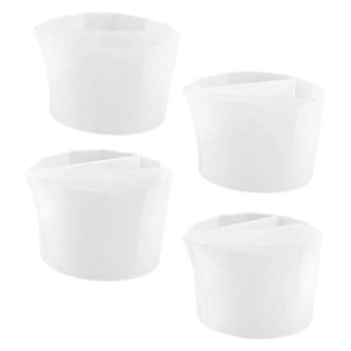 WEKAMOS 4 Stück Teiliges Silikon Mischbecher Set für Epoxidharz Flexibel Langlebig Leicht zu Reinigen für DIY Projekte und Bastelarbeiten von WEKAMOS