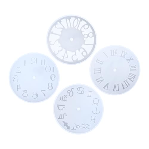 WEKAMOS 4 Stück Teiliges Silikon Uhrenguss mit Römischen Ziffern DIY Silikonformen für Kreative Handwerksprojekte und Persönliche Geeignet für Epoxidharz Einfach zu Reinigen und Flexibel WEKAMOS 4 Stück Teiliges Silikon Uhrenguss mit Römischen Ziffern DIY Silikonformen für Kreative Handwerksprojekte und Persönliche Geeignet für Epoxidharz Einfach zu Reinigen und Flexibel von WEKAMOS