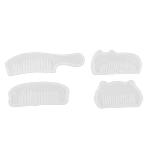 WEKAMOS 4 Stück Teiliges Silikonform für Harz Kämme Hitzebeständige Langlebige Gießform für DIY Schmuckherstellung Transparente Resin Gießform für Handgefertigte Haarkämme WEKAMOS 4 Stück Teiliges Silikonform für Harz Kämme Hitzebeständige Langlebige Gießform für DIY Schmuckherstellung Transparente Resin Gießform für Handgefertigte Haarkämme von WEKAMOS