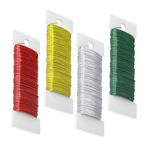 WEKAMOS 4-teiliger Schmuckdraht: Dünner, Biegbarer Draht Zum Formen Von Armbändern Und Für Designs – Bunte Perlenschnur Für Diy-projekte Und Besondere Anlässe WEKAMOS 4-teiliger Schmuckdraht: Dünner, Biegbarer Draht Zum Formen Von Armbändern Und Für Designs – Bunte Perlenschnur Für Diy-projekte Und Besondere Anlässe von WEKAMOS