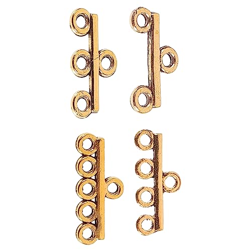 WEKAMOS 40 Stück DIY Schmuckverschlüsse für und Armbänder Antik Goldene Metallklammern für Kreative Schmuckherstellung und Bastelprojekte WEKAMOS 40 Stück DIY Schmuckverschlüsse für und Armbänder Antik Goldene Metallklammern für Kreative Schmuckherstellung und Bastelprojekte von WEKAMOS