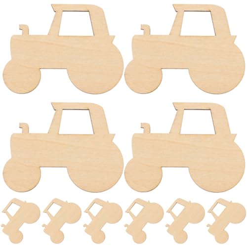 WEKAMOS 40 Stück Holztraktor DIY Bastelset Unbemalte Holz Ausschnitte für Malen und Gestalten Kreative Bastelideen für Jungen und Mädchen WEKAMOS 40 Stück Holztraktor DIY Bastelset Unbemalte Holz Ausschnitte für Malen und Gestalten Kreative Bastelideen für Jungen und Mädchen von WEKAMOS