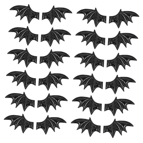 WEKAMOS 40 Stück Teiliges DIY Fledermausflügel aus Weichem Material Schwarzes Teufelsflügel Design für Halloween Kostüm und Kleidungsdekoration Vielseitige Bastelapplikationen für WEKAMOS 40 Stück Teiliges DIY Fledermausflügel aus Weichem Material Schwarzes Teufelsflügel Design für Halloween Kostüm und Kleidungsdekoration Vielseitige Bastelapplikationen für von WEKAMOS
