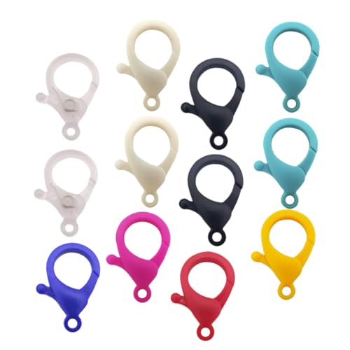 WEKAMOS 40 Stück Teiliges Kunststoff Karabiner Langlebige Schmuckverschlüsse und Schlüsselanhänger Clips Leicht Öffnend für DIY Schmuckherstellung Armbänder und Bastelprojekte WEKAMOS 40 Stück Teiliges Kunststoff Karabiner Langlebige Schmuckverschlüsse und Schlüsselanhänger Clips Leicht Öffnend für DIY Schmuckherstellung Armbänder und Bastelprojekte von WEKAMOS