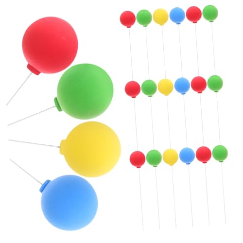 WEKAMOS 40 Stück Teiliges Mini Balloon Cake Topper aus Farbigen Tonkugeln Vielseitige Tortendeko für Geburtstag Hochzeit Babyparty Einfache Anbringung Buntes Partyzubehör WEKAMOS 40 Stück Teiliges Mini Balloon Cake Topper aus Farbigen Tonkugeln Vielseitige Tortendeko für Geburtstag Hochzeit Babyparty Einfache Anbringung Buntes Partyzubehör von WEKAMOS