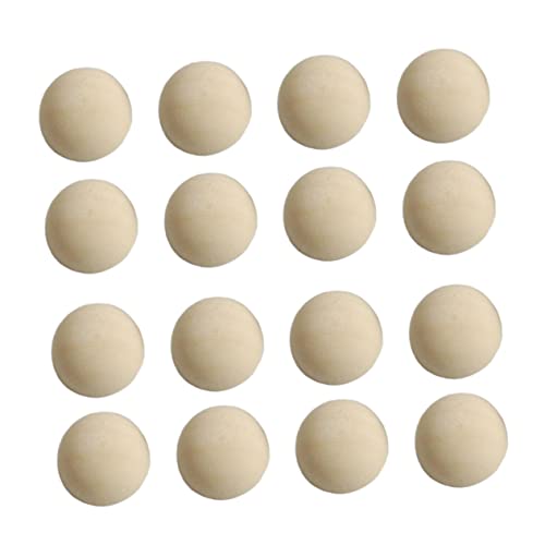 WEKAMOS 40 Stück Unlackierte Holz Halbkugeln Mini Bastelbälle für DIY Projekte und Bastelbedarf für Foto Requisiten Partydekoration WEKAMOS 40 Stück Unlackierte Holz Halbkugeln Mini Bastelbälle für DIY Projekte und Bastelbedarf für Foto Requisiten Partydekoration von WEKAMOS