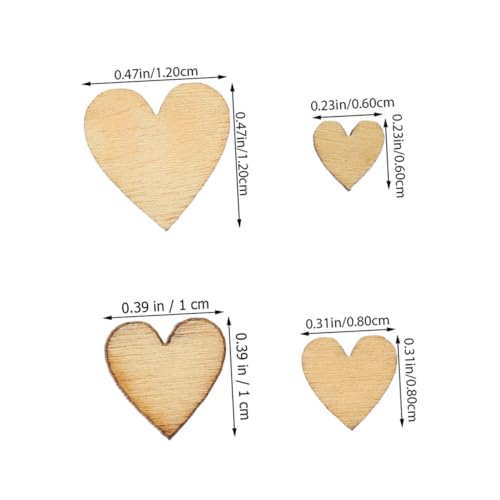WEKAMOS 400 Stück Mini Holzherzen Streudeko Unbehandelt Glatte Oberfläche Holzscheiben Herzform für DIY Basteln Hochzeit Tischdeko Geschenkverpackung WEKAMOS 400 Stück Mini Holzherzen Streudeko Unbehandelt Glatte Oberfläche Holzscheiben Herzform für DIY Basteln Hochzeit Tischdeko Geschenkverpackung von WEKAMOS