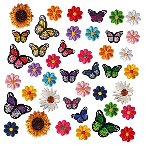 WEKAMOS 42 Stück Teiliges Niedliche Blumen und Schmetterlings Bügeldesigns Bestickte Flicken für Kleidung Taschen und Deko Einfach Anzubringen und Vielseitig Einsetzbar WEKAMOS 42 Stück Teiliges Niedliche Blumen und Schmetterlings Bügeldesigns Bestickte Flicken für Kleidung Taschen und Deko Einfach Anzubringen und Vielseitig Einsetzbar von WEKAMOS