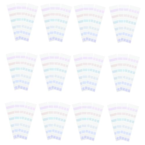 WEKAMOS 420 Stück Teilig Selbstklebende Index Tabs in Bunten Pastellfarben Praktische Haftmarker für Bücher Notizen und Büro Wiederverwendbare Seitenmarker für Präzises Markieren und von WEKAMOS