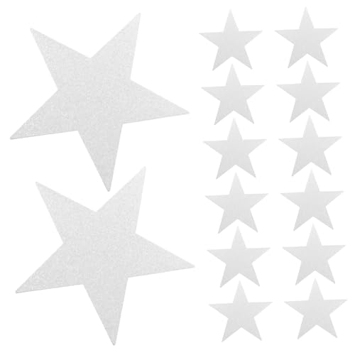 WEKAMOS 48 Stück Glitzernde Papiersterne Handgeschnittene Dekoration für Klassenzimmer Bulletin Board und Diy Bastelprojekte Farbige Stern Ausschnitte für Kreative Gestaltung WEKAMOS 48 Stück Glitzernde Papiersterne Handgeschnittene Dekoration für Klassenzimmer Bulletin Board und Diy Bastelprojekte Farbige Stern Ausschnitte für Kreative Gestaltung von WEKAMOS