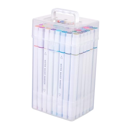 WEKAMOS 48 Stück Teiliges Doppelspitzen Marker Set Zeichnungsstifte für Kunst und Malerei Tragbare Filzstifte für Erwachsene für DIY Projekte und Kreative Anwendungen WEKAMOS 48 Stück Teiliges Doppelspitzen Marker Set Zeichnungsstifte für Kunst und Malerei Tragbare Filzstifte für Erwachsene für DIY Projekte und Kreative Anwendungen von WEKAMOS