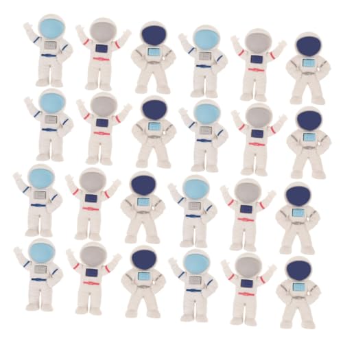 WEKAMOS 48pcs Kinderraum -themen -radiergummi Mini Astronaut Eraser Schüler Süßes Und Cooler Radiergummi -schulmaterial Für Kindergarten Klassenzimmer (3 Typen Gemischt) von WEKAMOS
