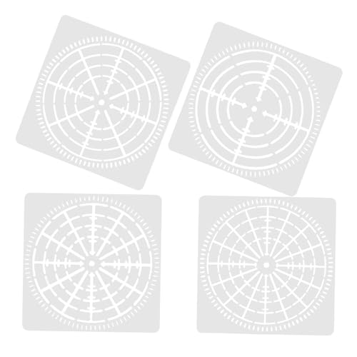 WEKAMOS 4Stücke Mandala Schablonen Kompakte DIY Malschablonen für Wandgestaltung Dekorative Vorlagen für Malerei Zeichnen und Basteln für Anfänger und Fortgeschrittene WEKAMOS 4Stücke Mandala Schablonen Kompakte DIY Malschablonen für Wandgestaltung Dekorative Vorlagen für Malerei Zeichnen und Basteln für Anfänger und Fortgeschrittene von WEKAMOS
