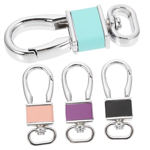 WEKAMOS 4Stücke Metall Karabiner Schlüsselanhänger mit Clip Schlüsselring für Autoschlüssel Rucksäcke und Taschen Farblich Abgestimmte Optionen WEKAMOS 4Stücke Metall Karabiner Schlüsselanhänger mit Clip Schlüsselring für Autoschlüssel Rucksäcke und Taschen Farblich Abgestimmte Optionen von WEKAMOS