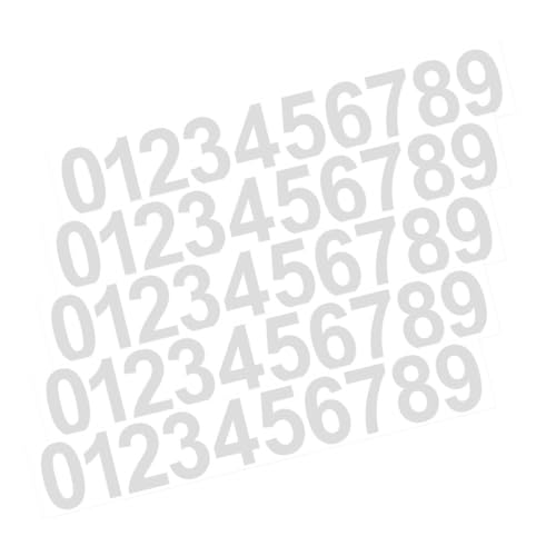 WEKAMOS 5 Blätter Selbstklebende Zahlenaufkleber UV Beständig für Helm Briefkasten Hausnummer Wetterfeste Nummernschilder für Glatte Oberflächen Langlebig und Vielseitig Einsetzbar WEKAMOS 5 Blätter Selbstklebende Zahlenaufkleber UV Beständig für Helm Briefkasten Hausnummer Wetterfeste Nummernschilder für Glatte Oberflächen Langlebig und Vielseitig Einsetzbar von WEKAMOS