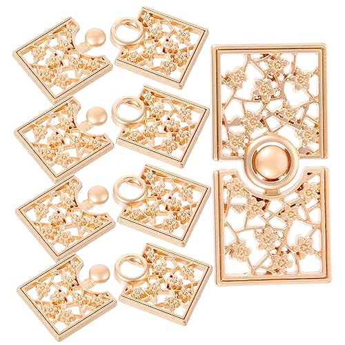 WEKAMOS 5 Paare Vintage Hanfu Metallverschlüsse für Damenkleider Dekorative Clasp für Umhänge Schals und Mehr Kleidung für Traditionelle Chinesische Outfits und Nähprojekte WEKAMOS 5 Paare Vintage Hanfu Metallverschlüsse für Damenkleider Dekorative Clasp für Umhänge Schals und Mehr Kleidung für Traditionelle Chinesische Outfits und Nähprojekte von WEKAMOS