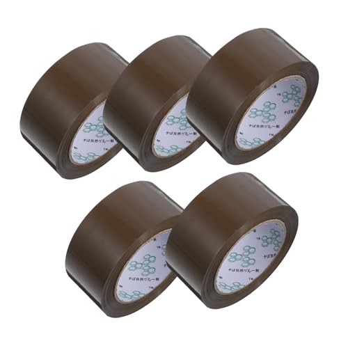 WEKAMOS 5 Rollen Klebeband Paketklebeband Braun Stark Haftend Verpackungsklebeband für Kartons Versand Umzug Vielseitig und Robust WEKAMOS 5 Rollen Klebeband Paketklebeband Braun Stark Haftend Verpackungsklebeband für Kartons Versand Umzug Vielseitig und Robust von WEKAMOS