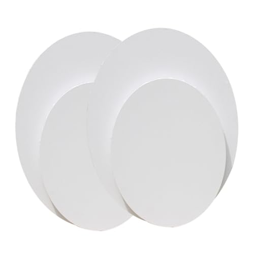 WEKAMOS 5 Stk. Teiliges Ovales Baumwoll Kunstboard Weiß Grundierte Leinwandplatte für Öl und Temperamalerei Stabile Künstler Zeichenplatten für DIY Malerei und Hobbykünstler WEKAMOS 5 Stk. Teiliges Ovales Baumwoll Kunstboard Weiß Grundierte Leinwandplatte für Öl und Temperamalerei Stabile Künstler Zeichenplatten für DIY Malerei und Hobbykünstler von WEKAMOS