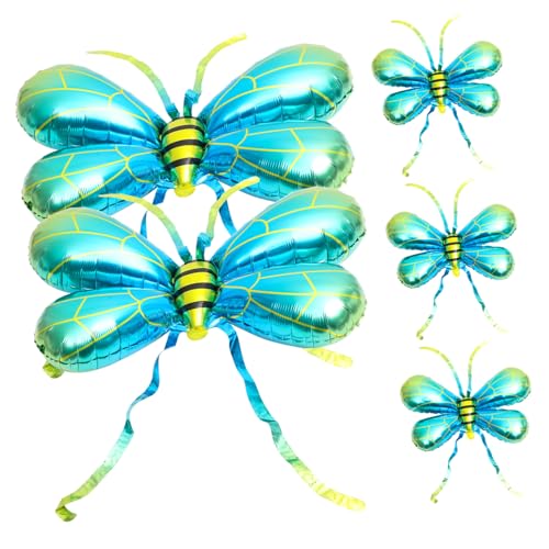 WEKAMOS 5 Stück Bienenflügelballon Dekoration Geformt Groß Farben Geburtstag Luftballons Zubehör Party Flügel Ballons Aluminiumballon Bienenballon Folienballon Aluminiumfolie Blau WEKAMOS 5 Stück Bienenflügelballon Dekoration Geformt Groß Farben Geburtstag Luftballons Zubehör Party Flügel Ballons Aluminiumballon Bienenballon Folienballon Aluminiumfolie Blau von WEKAMOS