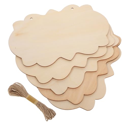 WEKAMOS 5 Stück Große Blanko Holzschilder mit Juteschnur Unvollendete Holztafeln zum Bemalen Beschriften und Dekorieren Vielseitige DIY Holzplaketten für Tür Wanddeko WEKAMOS 5 Stück Große Blanko Holzschilder mit Juteschnur Unvollendete Holztafeln zum Bemalen Beschriften und Dekorieren Vielseitige DIY Holzplaketten für Tür Wanddeko von WEKAMOS